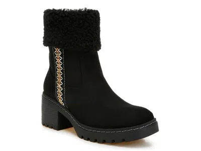 London Rag Woolly Bootie In Black