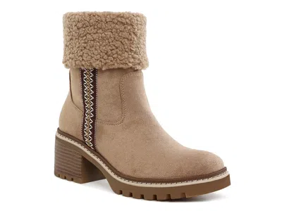 London Rag Woolly Bootie In Brown