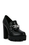 London Rag Y2k Chunky Lug Platform Pump In Black