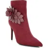London Rag Yarrow Bootie In Burgundy