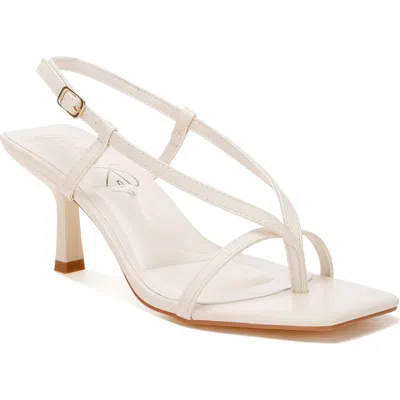 London Rag Yarsa Strappy Slingback Sandal In White