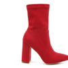 London Rag Zahara Bootie In Red