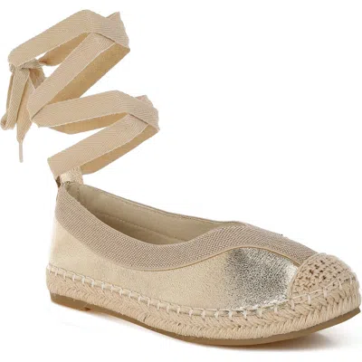 London Rag Zayal Detachable Wrap Tie Flat In Gold