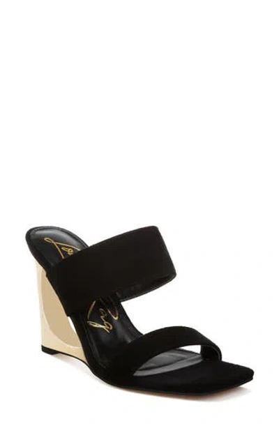 London Rag Zimeski Wedge Sandal In Black