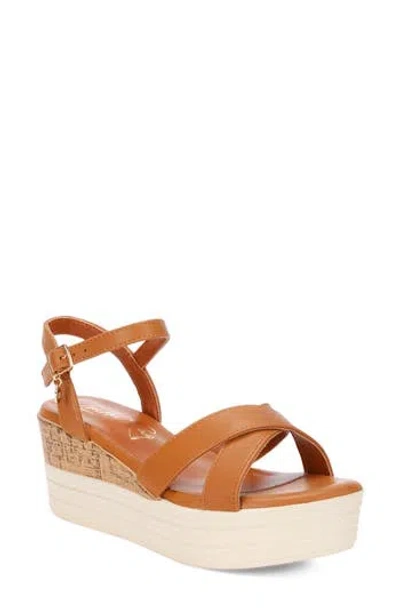 London Rag Zinny Wedge Sandal In Multi