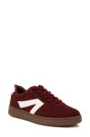 London Rag Zoomer Colorblock Sneaker In Burgundy