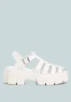 London Rag Zurie Chunky Gladiator Sandals In White
