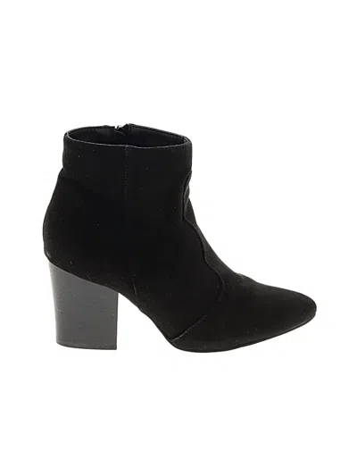 Pre-owned London Rebel Ankle Boots In Black