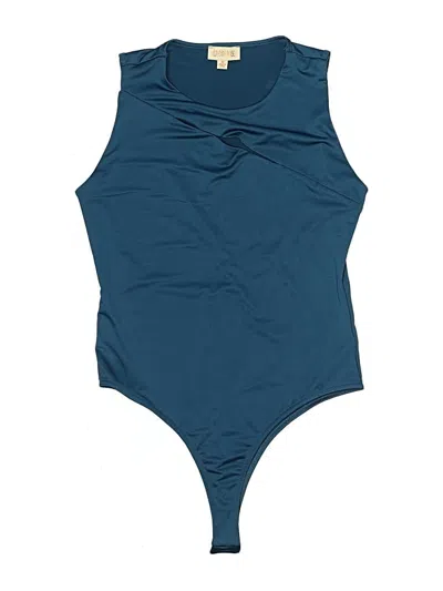Pre-owned London Rose Bodysuit In Blue
