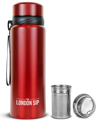 London Sip 16 Oz. Travel Tea Infuser In Red