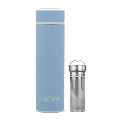 London Sip 16-oz. Water Bottle Tea Infuser In Blue