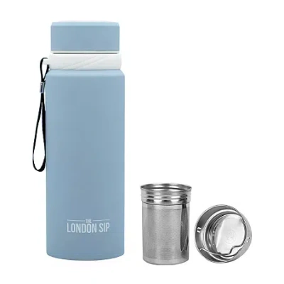 London Sip 25-oz. Water Bottle Tea Infuser In Blue