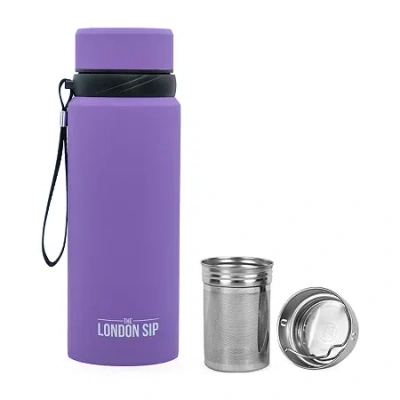 London Sip 25-oz. Water Bottle Tea Infuser In Purple