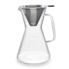 London Sip Glass Pour Over Carafe W/ Reusable Filter, 1200ml In Transparent