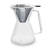 London Sip Glass Pour Over Carafe W/ Reusable Filter, 600ml In Transparent