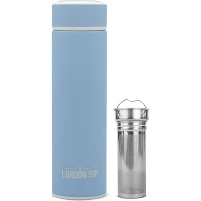 London Sip Infuser Bottle 16oz In Blue