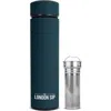 London Sip Infuser Bottle 16oz In Green