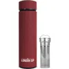 London Sip Infuser Bottle 16oz In Red