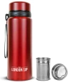 London Sip Infuser Bottle 25oz In Red