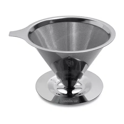 London Sip Stainless Steel Cd3 1-4-cups Coffee Dipper In Silver