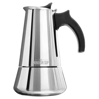 London Sip Stainless Steel Coffee & Espresso Maker In Silver