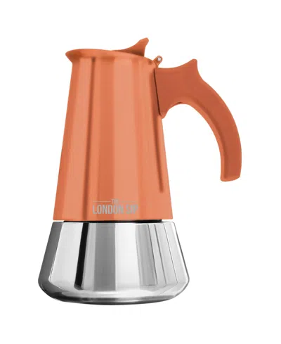 London Sip Stainless Steel Espresso Maker 10-cup In Copper