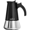 London Sip Stainless Steel Espresso Maker In Black