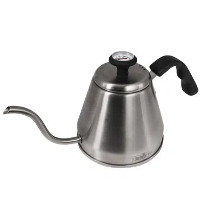 London Sip Stainless Steel Gooseneck Kettle In Silver
