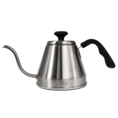 London Sip Stainless Steel Kettle W/ Beverage Thermometer, 1.2l Silver