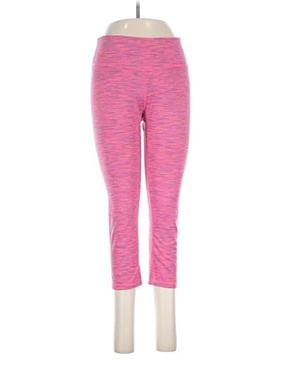Pre-owned London Style Active Pants In Pink