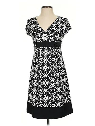 Pre-owned London Style Casual Dress In Black