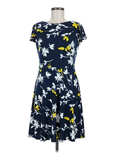 Pre-owned London Style Casual Dress In Blue