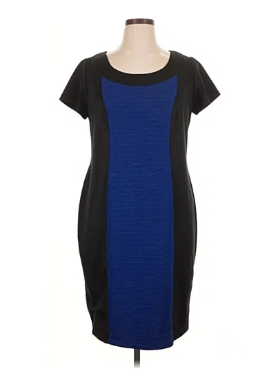 Pre-owned London Style Casual Dress In Blue
