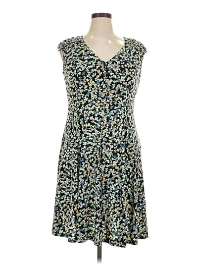 Pre-owned London Style Casual Dress In Blue