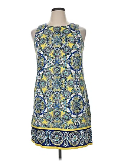 Pre-owned London Style Casual Dress In Blue