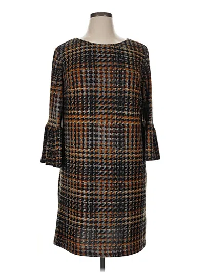 Pre-owned London Style Casual Dress In Brown