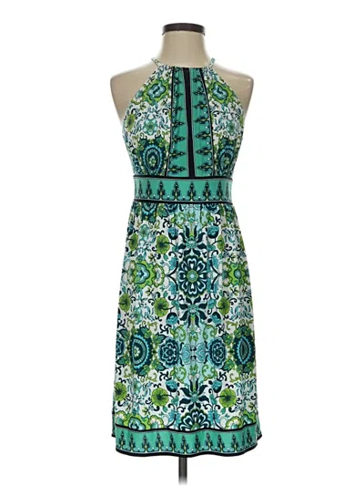 Pre-owned London Style Casual Dress In Green