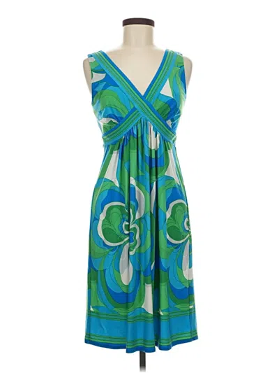 Pre-owned London Style Casual Dress In Green