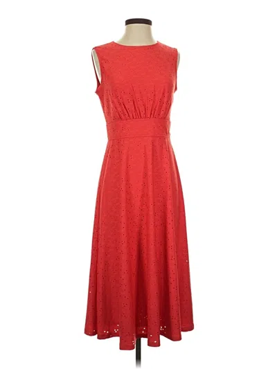 Pre-owned London Style Casual Dress In Red
