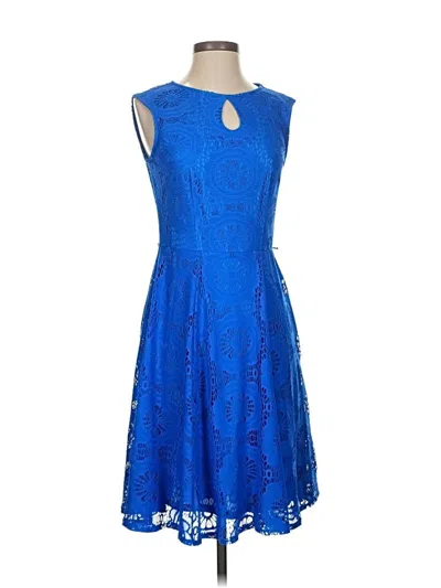 Pre-owned London Style Cocktail Dress In Blue