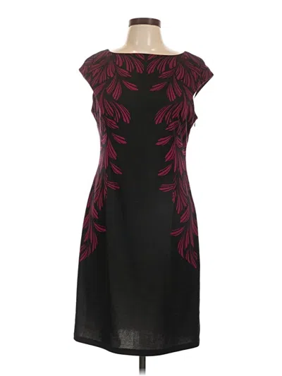 Pre-owned London Style Cocktail Dress In Burgundy