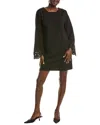 London Times A-line Dress In Black