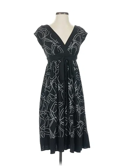 Pre-owned London Times Casual Dress In Black