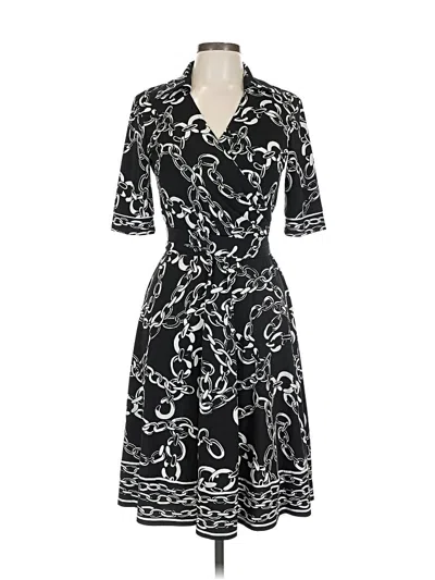 Pre-owned London Times Casual Dress In Black