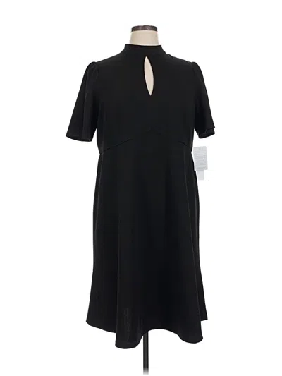 London Times Casual Dress In Black