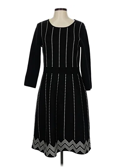 Pre-owned London Times Casual Dress In Black