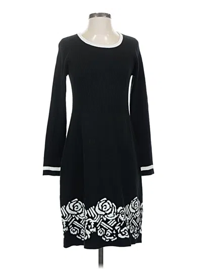 Pre-owned London Times Casual Dress In Black