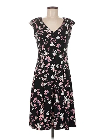 Pre-owned London Times Casual Dress In Black