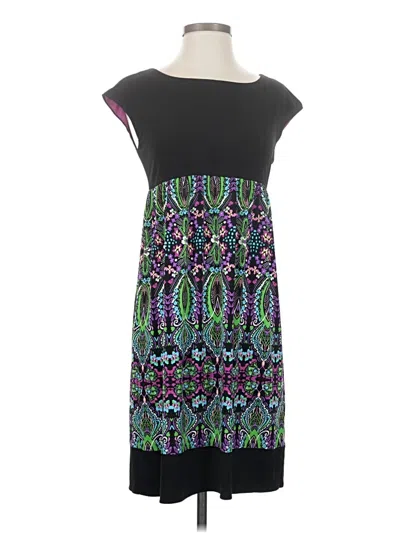 Pre-owned London Times Casual Dress In Black