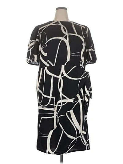 Pre-owned London Times Casual Dress In Black